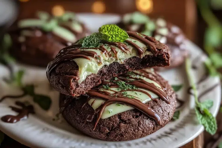 Mint Chocolate Cookies