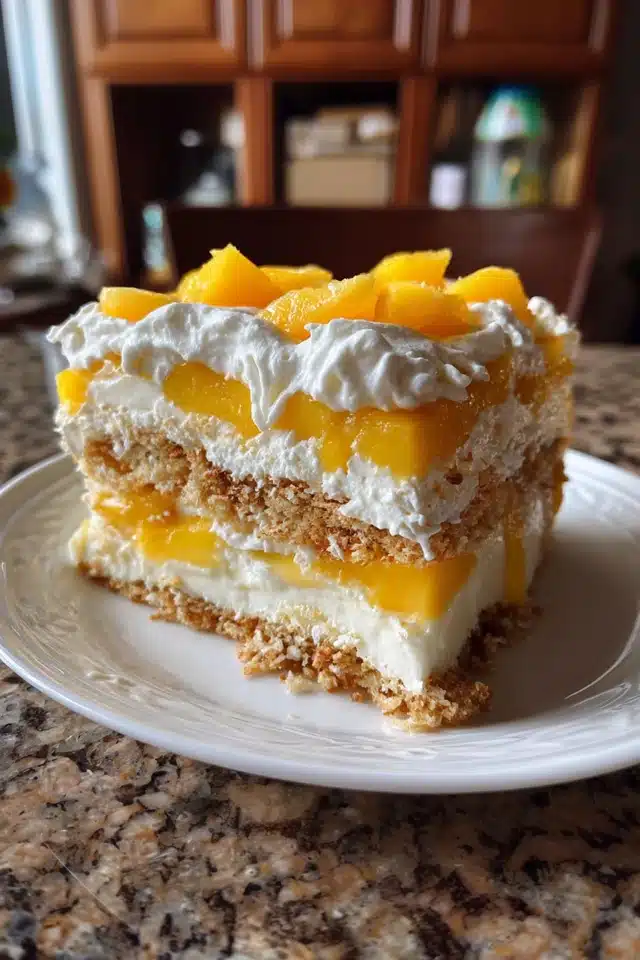 No-Bake Mango Float