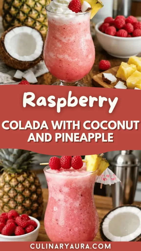 Colada Blue Raspberry Raspberry Colada with Coconut and Pineapple